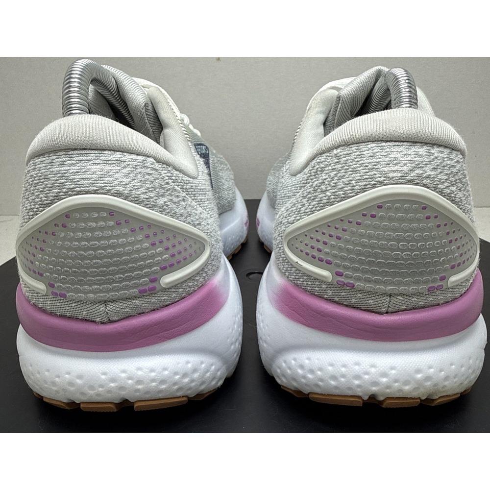 Brooks Ghost 16 White Blue Light Grey Women's Size 10.5 D Running Walking Shoes - Picture 4 of 12